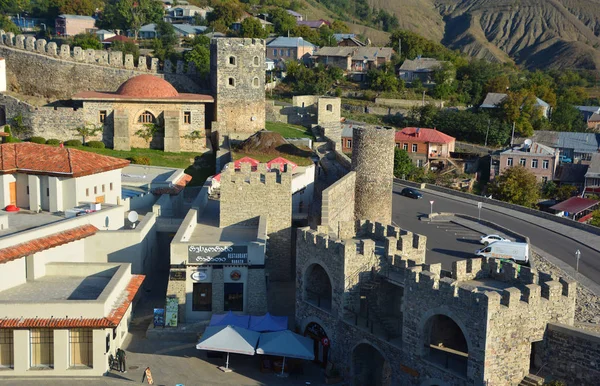 Akhaltsikhe Georgia 2019 Castelo Rabati Uma Fortaleza Akhaltsikhe Geórgia Originalmente — Fotografia de Stock