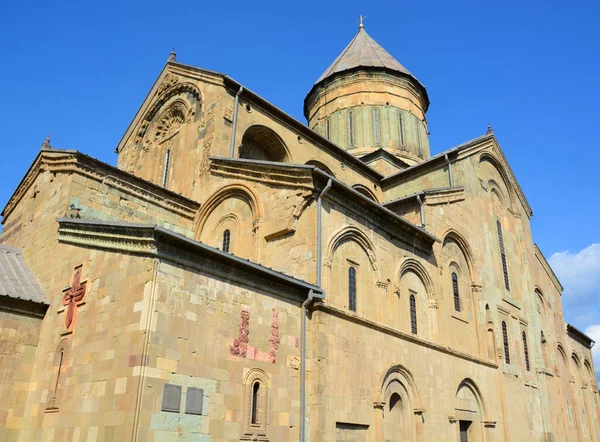 Cattedrale Svetitskhoveli Una Cattedrale Georgiana Ortodossa Situata Nella Città Storica — Foto Stock