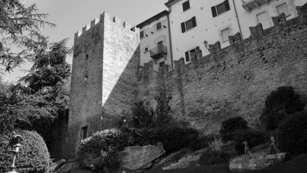 Palácio Público Cidade San Marino República San Marino San Marino — Fotografia de Stock