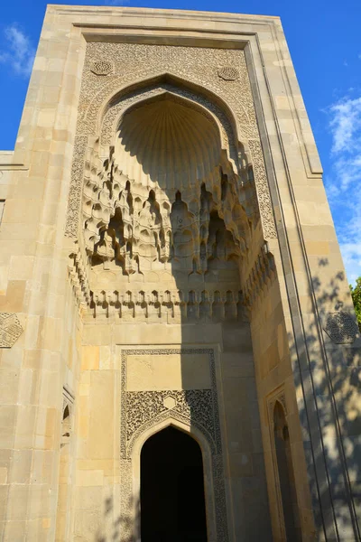 Palác Shirvanshahs Palác Století Postavený Shirvanshahs Nachází Starém Městě Baku — Stock fotografie