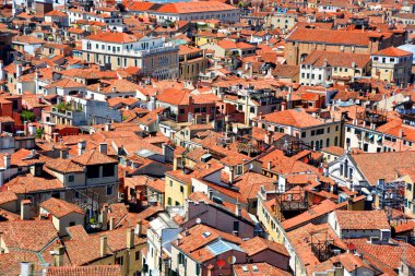 Venedik, İtalya 'nın havadan görünüşü