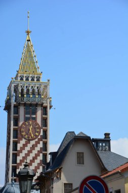 Prag, Czech Cumhuriyeti 'ndeki saat kulesi.