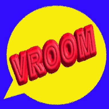 Vroom vektör resimleme arkaplanı