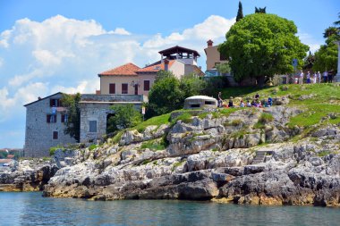 Eski Budva 'nın manzarası, mongol.