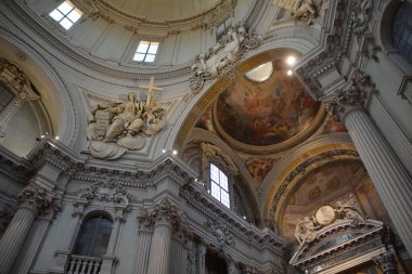 Roma, İtalya - 19 Ağustos 2017. Agone 'da Santa Agnese' de. Roma, Lazio, İtalya.