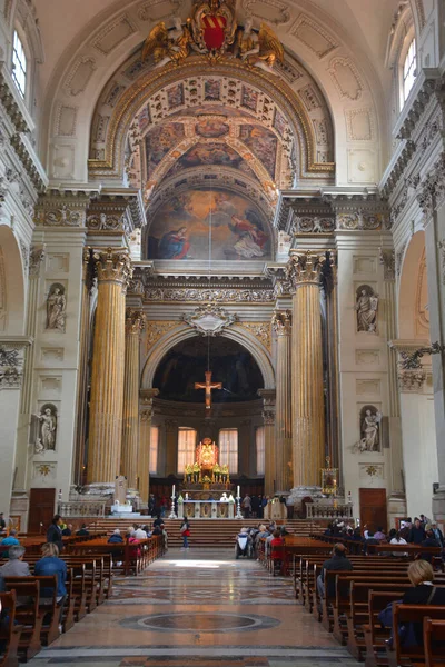 Salzburgo Austria Octubre 2017 Interior Catedral Barroca Salzburgo Xvii — Foto de Stock