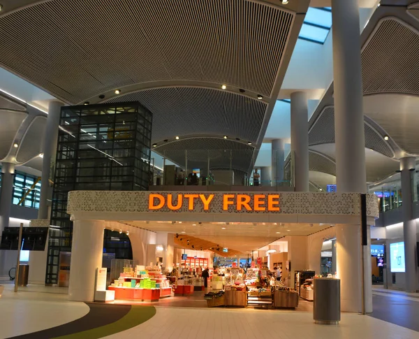 Interno Dell Aeroporto Moderno Parigi — Foto Stock