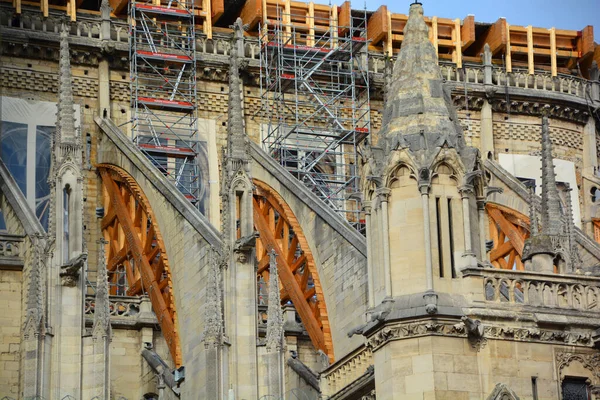 Székesegyház Notre Dame Paris Egyik Leghíresebb Gótikus Római Katolikus Katedrális — Stock Fotó