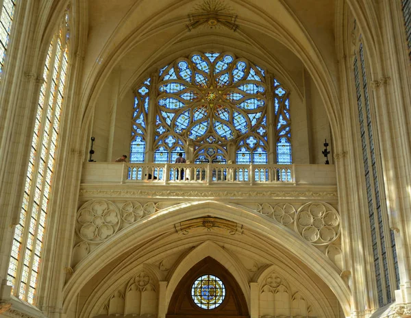 Gisors Frankreich April 2017 Innenräume Und Architektonische Details Der Kathedrale — Stockfoto