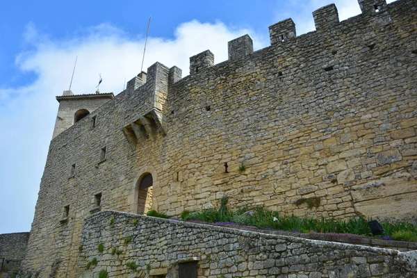 Kilátás Vár Carcassonne Franciaország — Stock Fotó