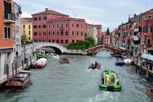 Canais Antigos Venice Italia — Fotografia de Stock