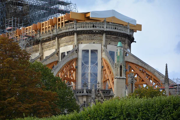 Die Kathedrale Notre Dame Paris Ist Eine Der Berühmtesten Gotischen — Stockfoto