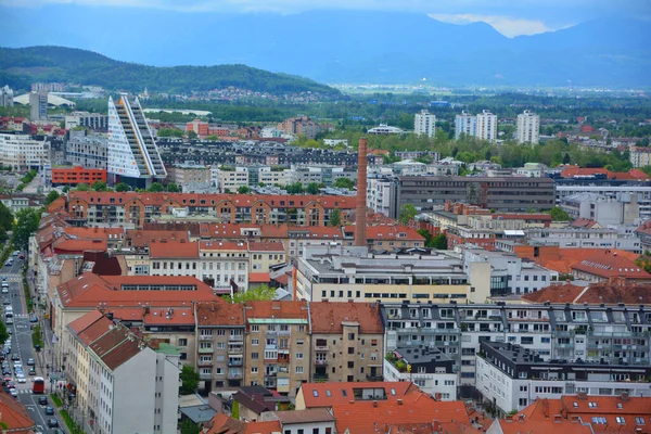 Staré Výhledy Město Slovinsko Lublaň — Stock fotografie