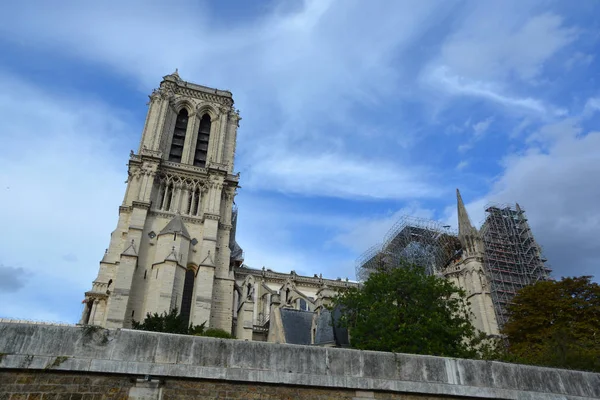 Catedral Notre Dame Paris Uma Catedral Gótica Católica Romana Mais — Fotografia de Stock