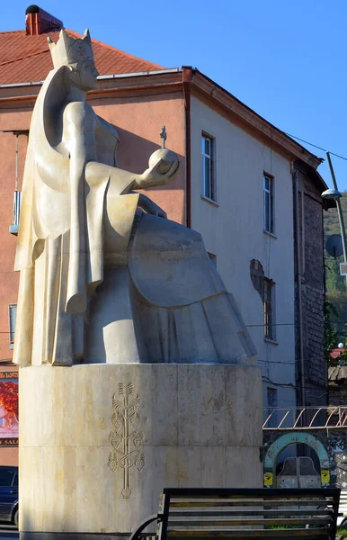 Akhaltsikhe Georgia 2091 Estatua Tamar Grande Reinó Como Reina Georgia —  Fotos de Stock