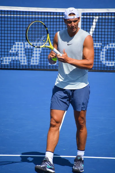 Montreal Agosto Raphael Nadal Campo Treinamento Montreal Rogers Cup Agosto — Fotografia de Stock