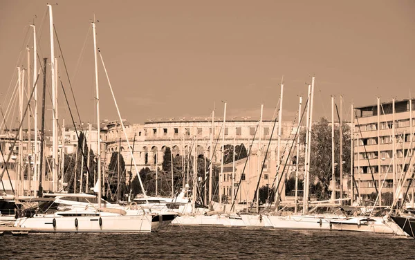 Barche Nel Porto Marsiglia — Foto Stock