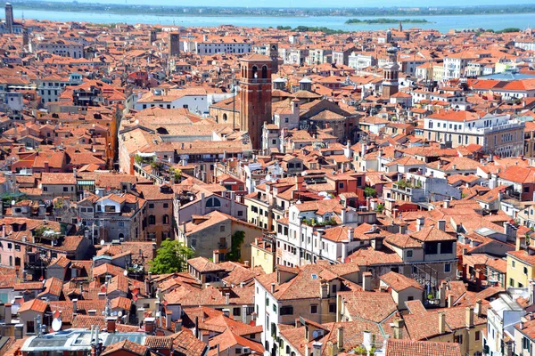 Panorama Venecia Con Los Edificios Históricos Techos — Foto de Stock