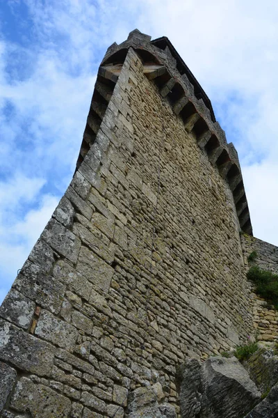 Стародавня Кам Яна Стіна Старої Фортеці Міста — стокове фото