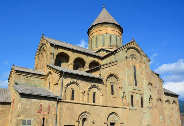 Svetitskhoveli Katedrali Gürcistan Mtskheta Kentinde Yer Alan Bir Gürcü Ortodoks — Stok fotoğraf