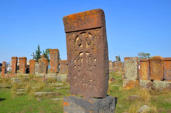 Noraduz Armenia Noraduz Známý Pro Své Velké Khachkary Kříže Kameny — Stock fotografie