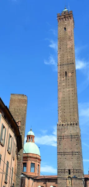 Blick Auf Den Turm Der Altstadt Von Siena Italien — Stockfoto