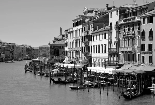 Vue Grand Canal Est Canal Venise Italie Constitue Des Principaux — Photo
