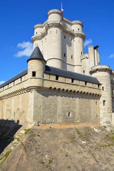 Vincennes Şatosu Nun Chateau Vincennes Dış Görünüşü Xiv Fransa Nın — Stok fotoğraf