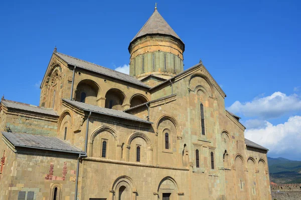 Catedral Svetitskhoveli Una Catedral Ortodoxa Georgiana Situada Histórica Ciudad Mtskheta —  Fotos de Stock