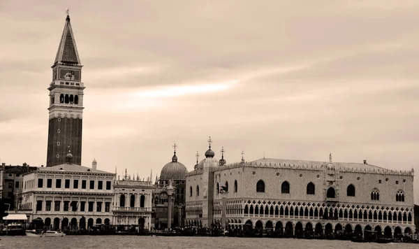 Doge Palace Mark Campanile Venice Italy Europe — Stock Photo, Image