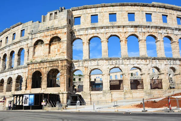 Lugar Famoso Grande Parede Grande Palácio Cidade Roma Italy — Fotografia de Stock