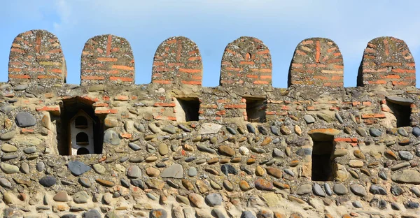 Mtskheta Georgia Wall Svetitskhoveli Cathedral Cathedral Living Pillar Шедевр Собору — стокове фото