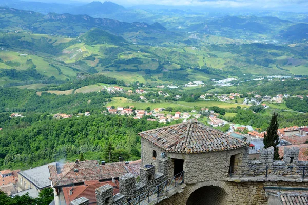 Techos Rústicos Val Orcia Italia — Foto de Stock