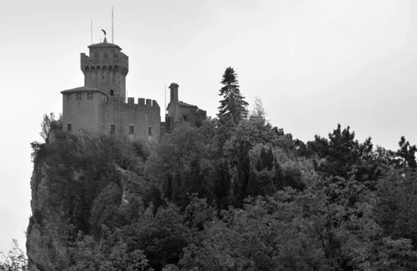 Vista Del Castillo Carcasona Francia — Foto de Stock