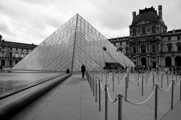 Louvre Museum Paris Frankreich — Stockfoto