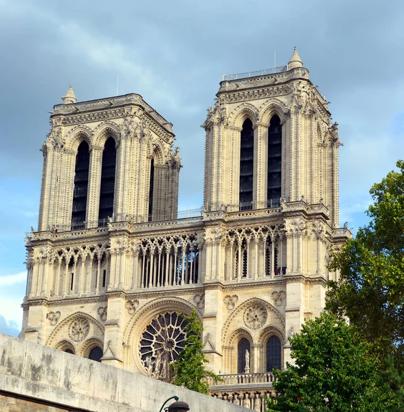 Notre Dame Paris Francese Nostra Signora Parigi Una Cattedrale Cattolica — Foto Stock