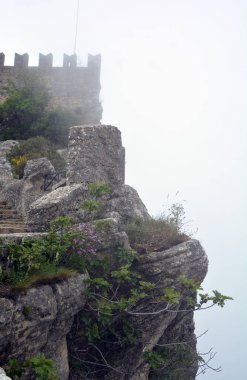 Çin adasının uçurum manzarası
