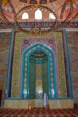 SHAMAKHI AZWEIJAN 09 07 19: Shamakhi Juma Camii 'nin veya Şah İnşaat Camii' nin Cuma Camii 'nin içinde 743-744, Tiflis' ten gelen jeolojik bir komisyonun araştırmasına dayanıyor.
