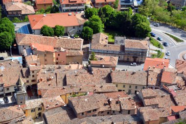 San Marino Cumhuriyeti 'nde küçük bir köy, İtalya' nın dağlık kırsal kesiminde köy.