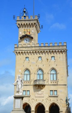 San Marino Belediye Binası. Resmi Hükümet Binası.