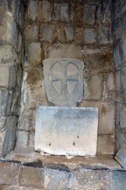 HAGHPAT ARMENIA 09: 19: Haghpat Manastırı veya Haghpatavank Mezarlığı bir ortaçağ manastırı kompleksidir. Manastır Bagratid Kralı Ashot III 'ün eşi Kraliçe Hüsrovanuysh tarafından kuruldu.