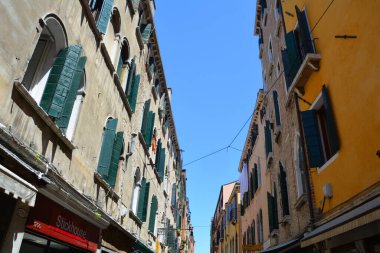 Venedik, İtalya 'daki eski binalar