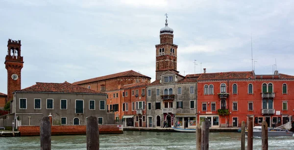 Casas Velhas Veneza Itália — Fotografia de Stock