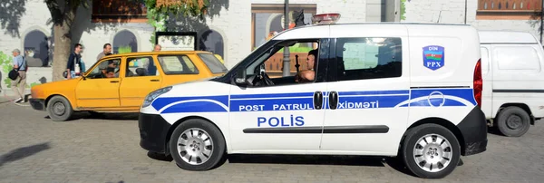 Baku Azerbaijan Politieauto Azerbeidzjan Staat Onder Toezicht Van Het Ministerie — Stockfoto