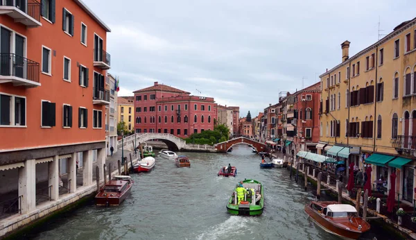 Amsterdam Canal Venice Italiques — Photo