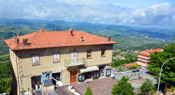 Utsikt Över Den Gamla Staden Bergamo Italien — Stockfoto