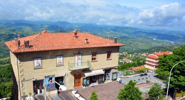 Vista Del Casco Antiguo Bérgamo Italia — Foto de Stock