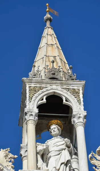 Statue George Venice Italy — Stock Photo, Image