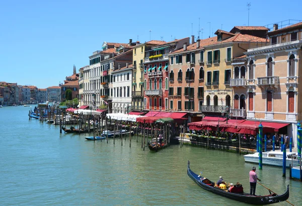 View Typical Venice Houses Lagoon — Stock Photo, Image
