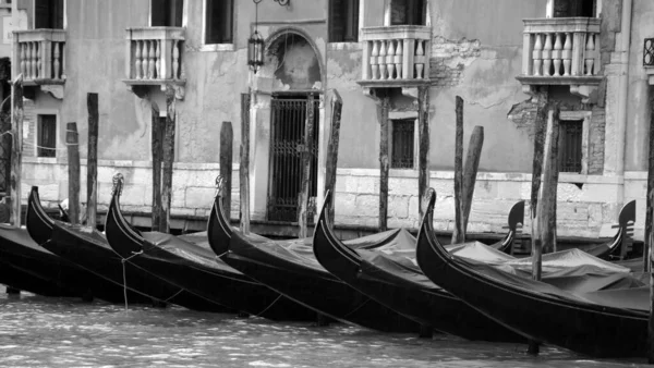 Gondolas Venedig Italien — Stockfoto